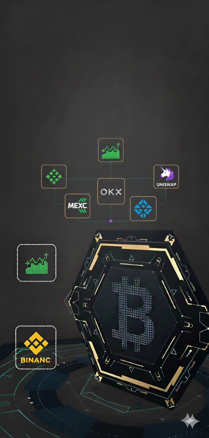 CEX Data Support - Integrated with major CEXs covering multiple pairs and real-time markets.